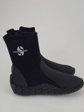 ScubaPro Delta 5MM Neoprene Dive Boots Black Scuba Diving Boots Mens 6 Women 7.5